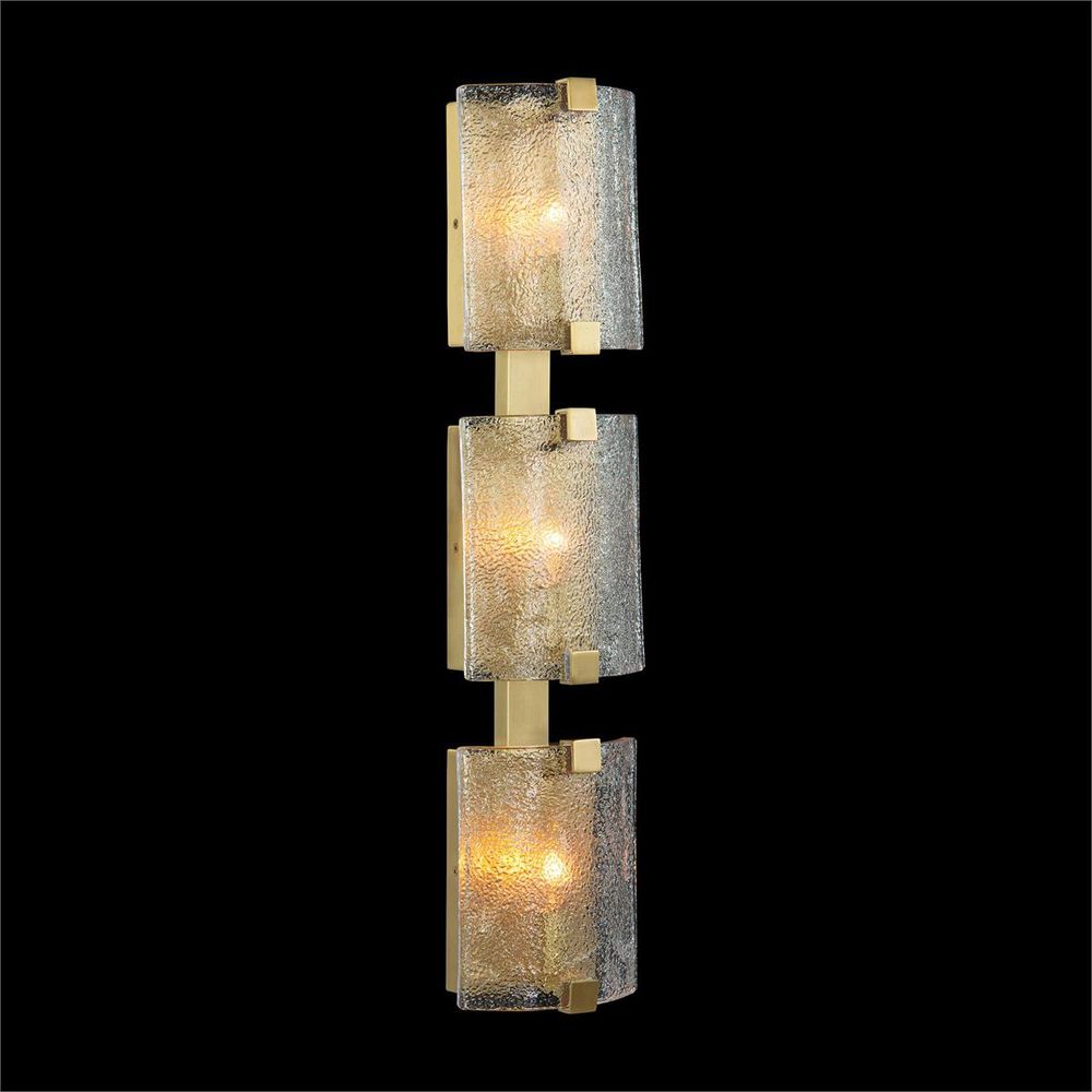 Wall Lighting Claritas Three-Light Wall Sconce, Brass