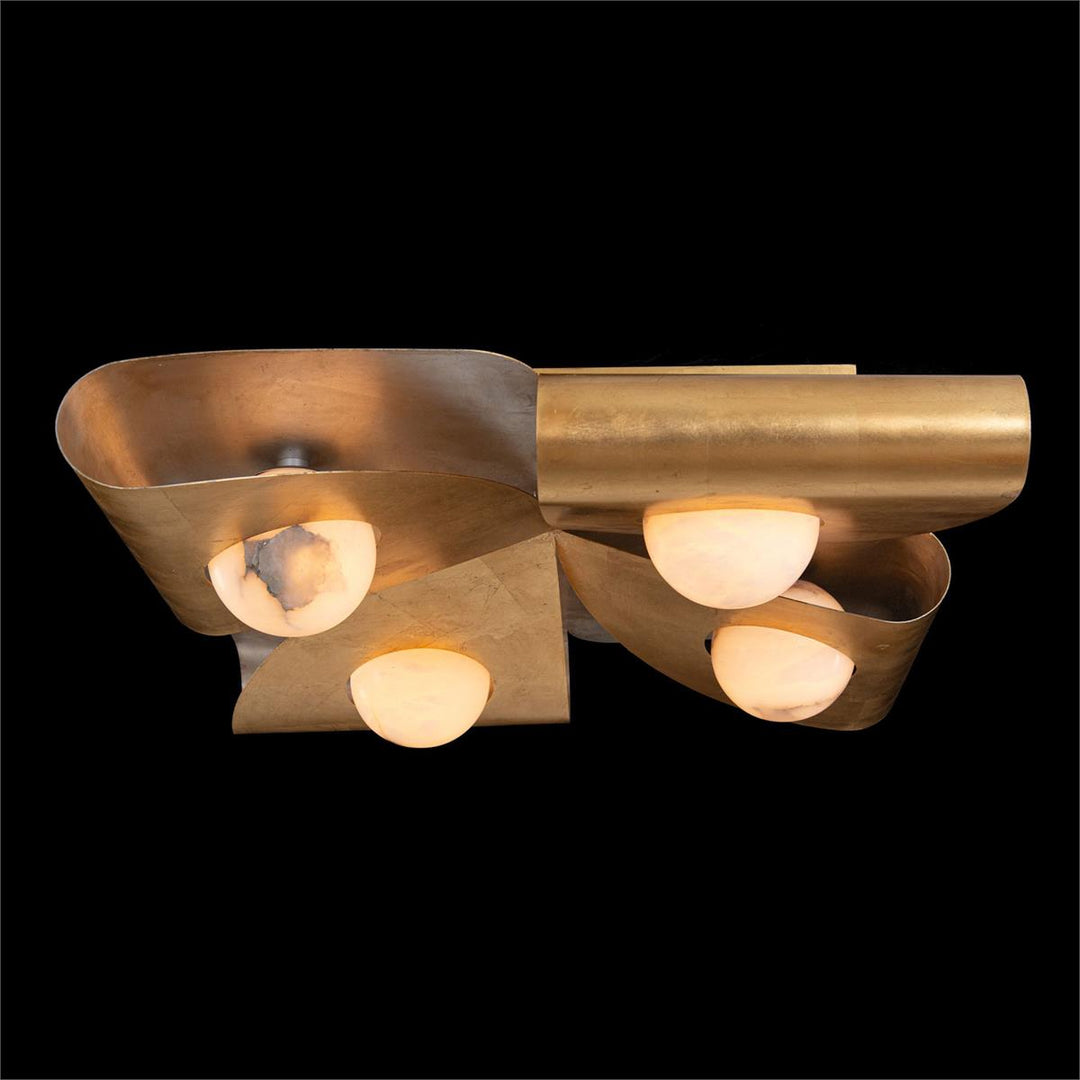 Dobrar Four-Light Flush Mount And Wall Light