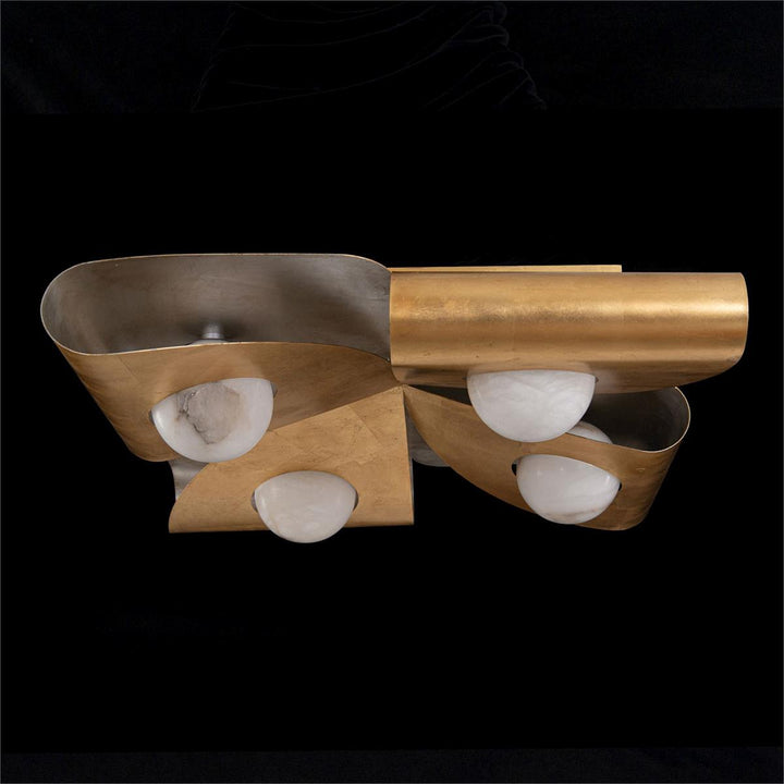 Dobrar Four-Light Flush Mount And Wall Light