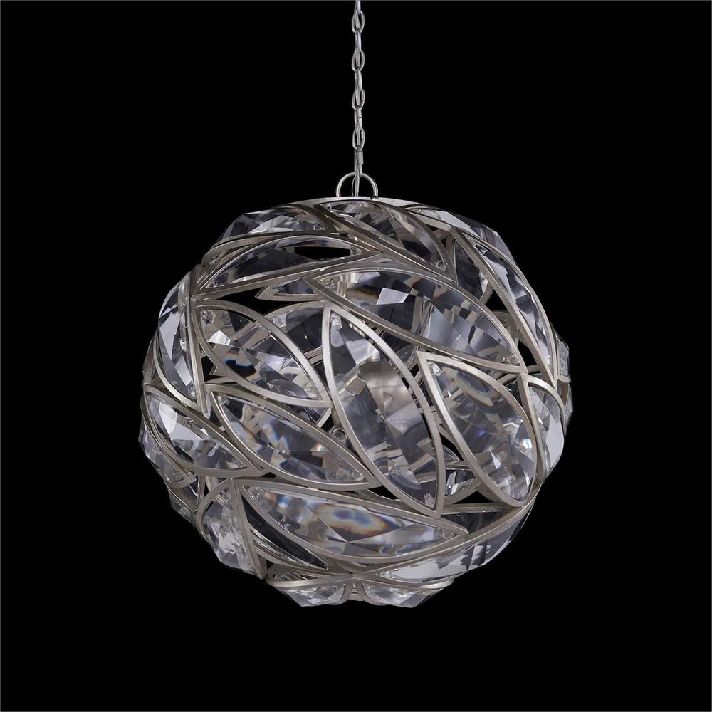  Petaline Sphere Six-Light Chandelier