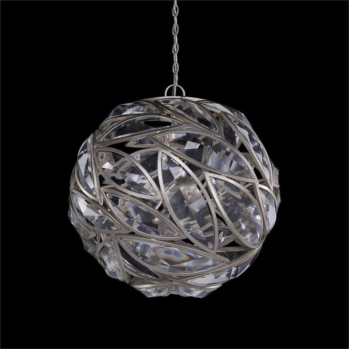  Petaline Sphere Six-Light Chandelier
