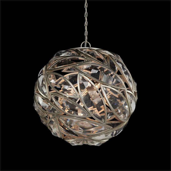  Petaline Sphere Six-Light Chandelier