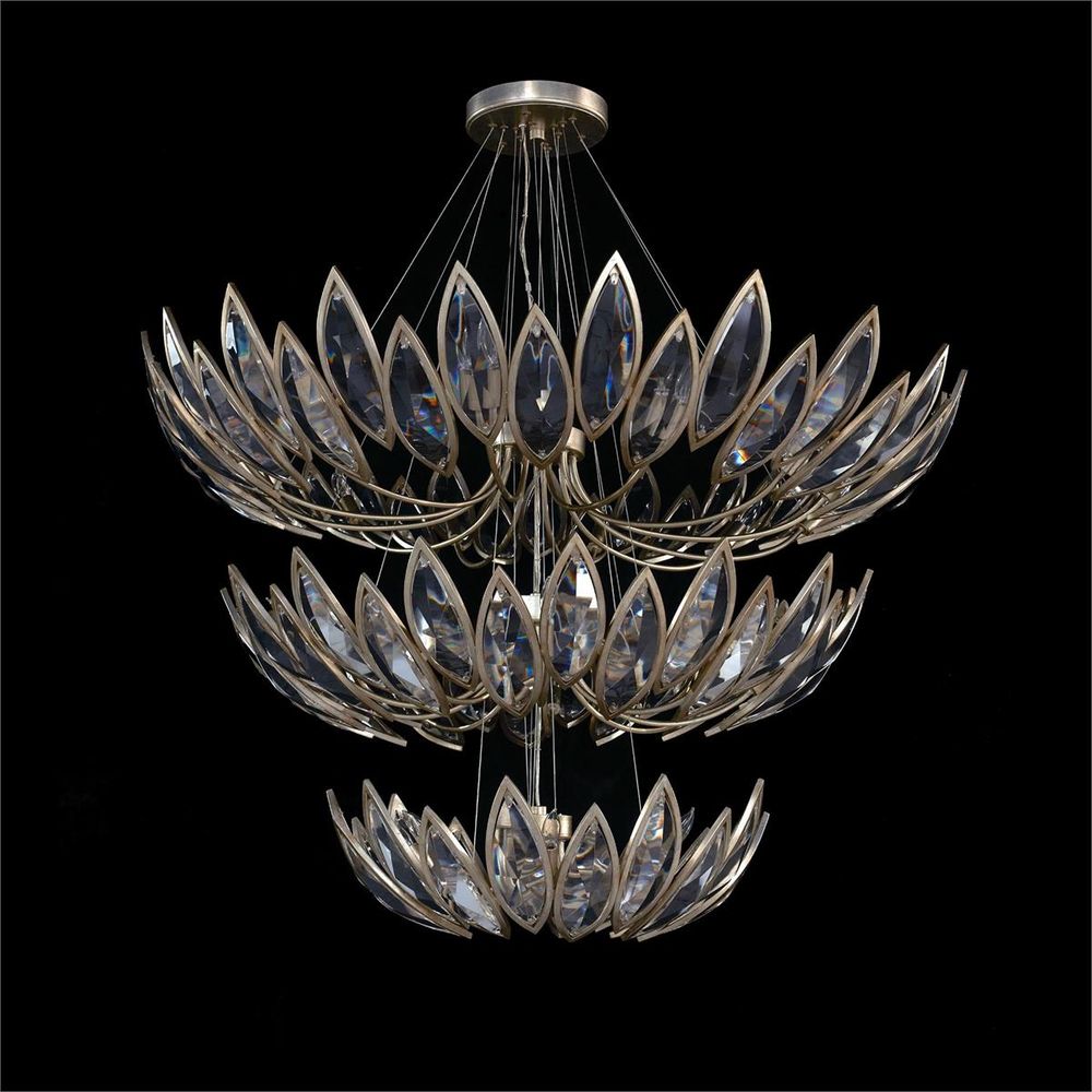  Petaline Twenty-Seven-Light Three-Tier Chandelier