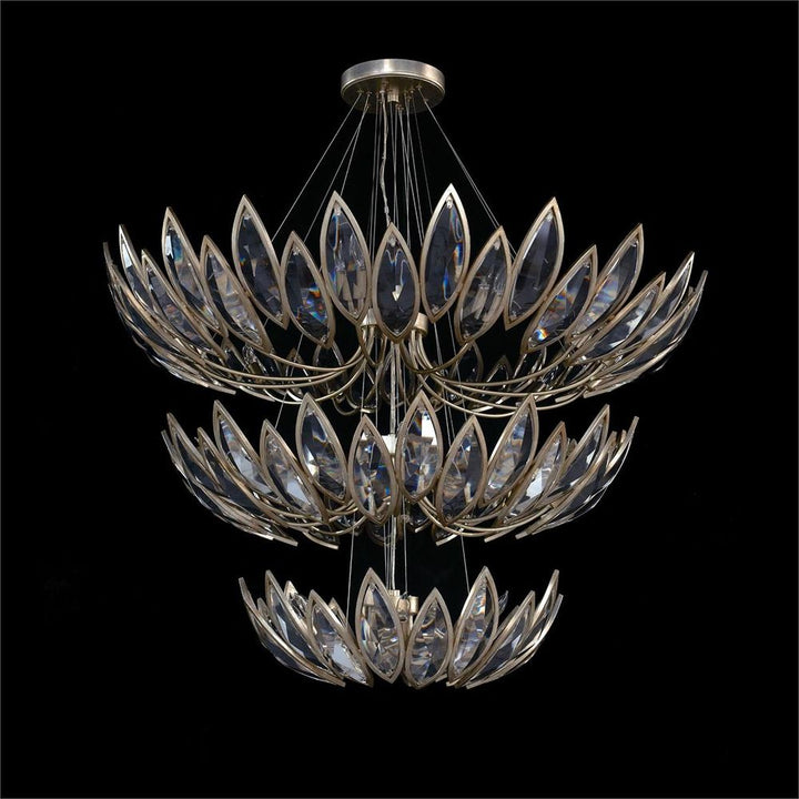  Petaline Twenty-Seven-Light Three-Tier Chandelier