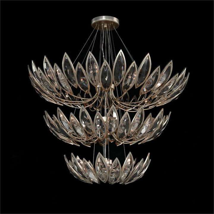  Petaline Twenty-Seven-Light Three-Tier Chandelier