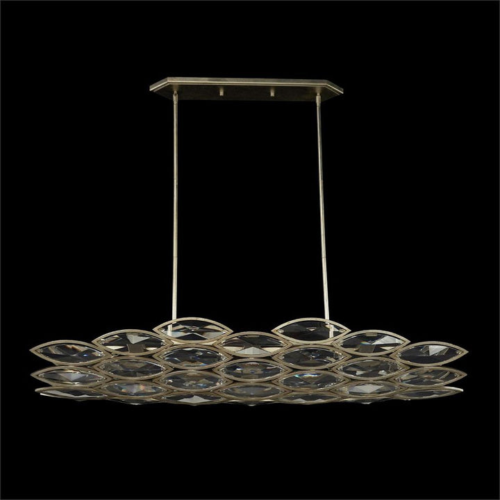  Petaline Six-Light Horizontal Chandelier