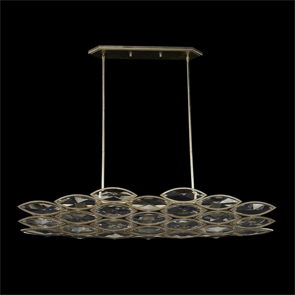  Petaline Six-Light Horizontal Chandelier
