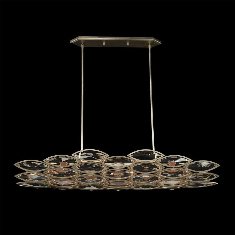  Petaline Six-Light Horizontal Chandelier