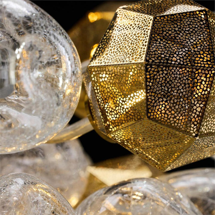 Chandeliers Gilded Sphere Cluster Chandelier