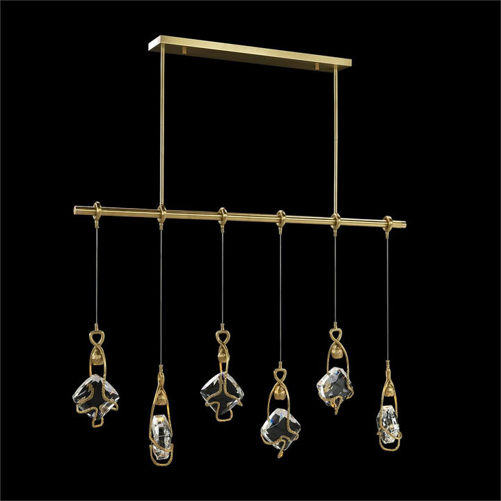 Chandeliers Mirelle Six-Light Horizontal Chandelier