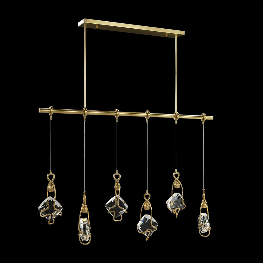 Chandeliers Mirelle Six-Light Horizontal Chandelier