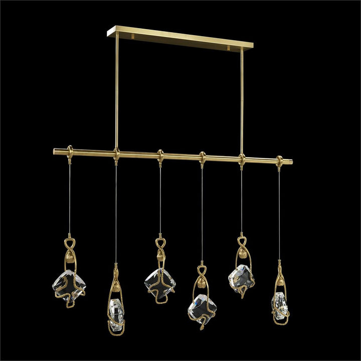Chandeliers Mirelle Six-Light Horizontal Chandelier