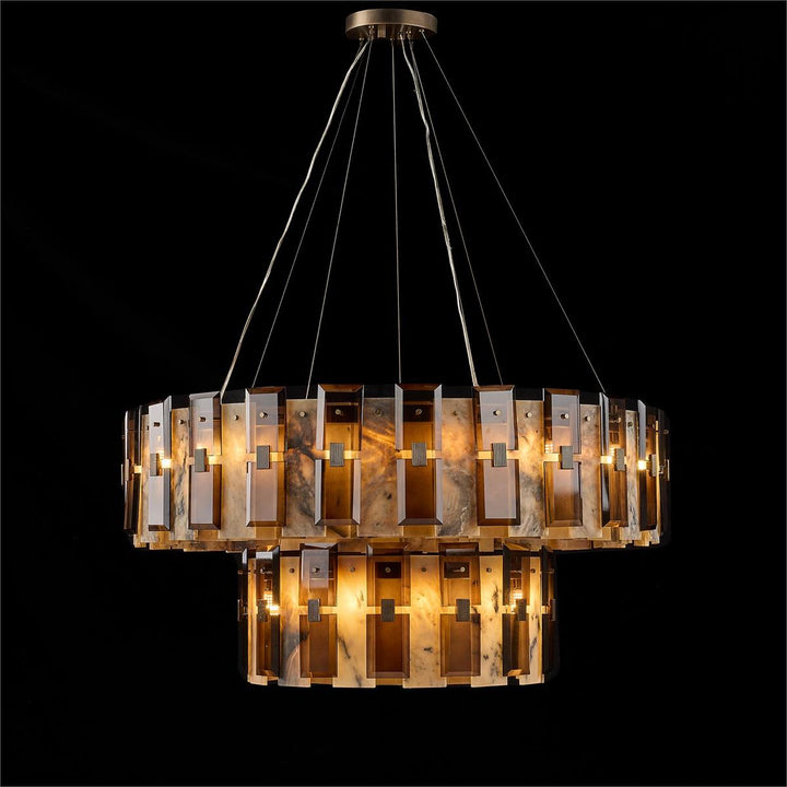 Chandeliers Tamboril Thirty-Eight-Light Two-Tier Chandelier
