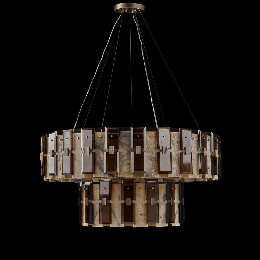 Chandeliers Tamboril Thirty-Eight-Light Two-Tier Chandelier