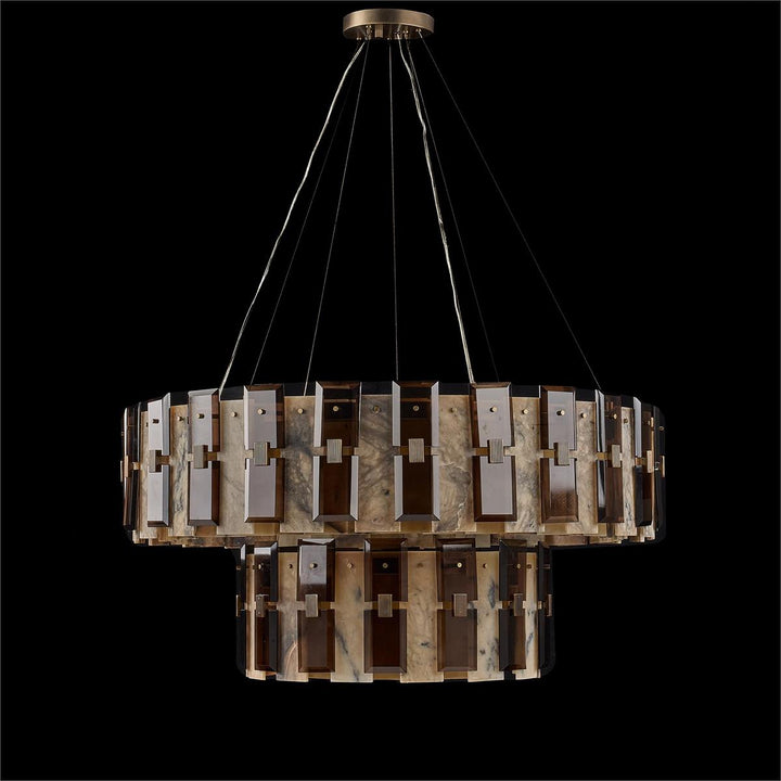 Chandeliers Tamboril Thirty-Eight-Light Two-Tier Chandelier