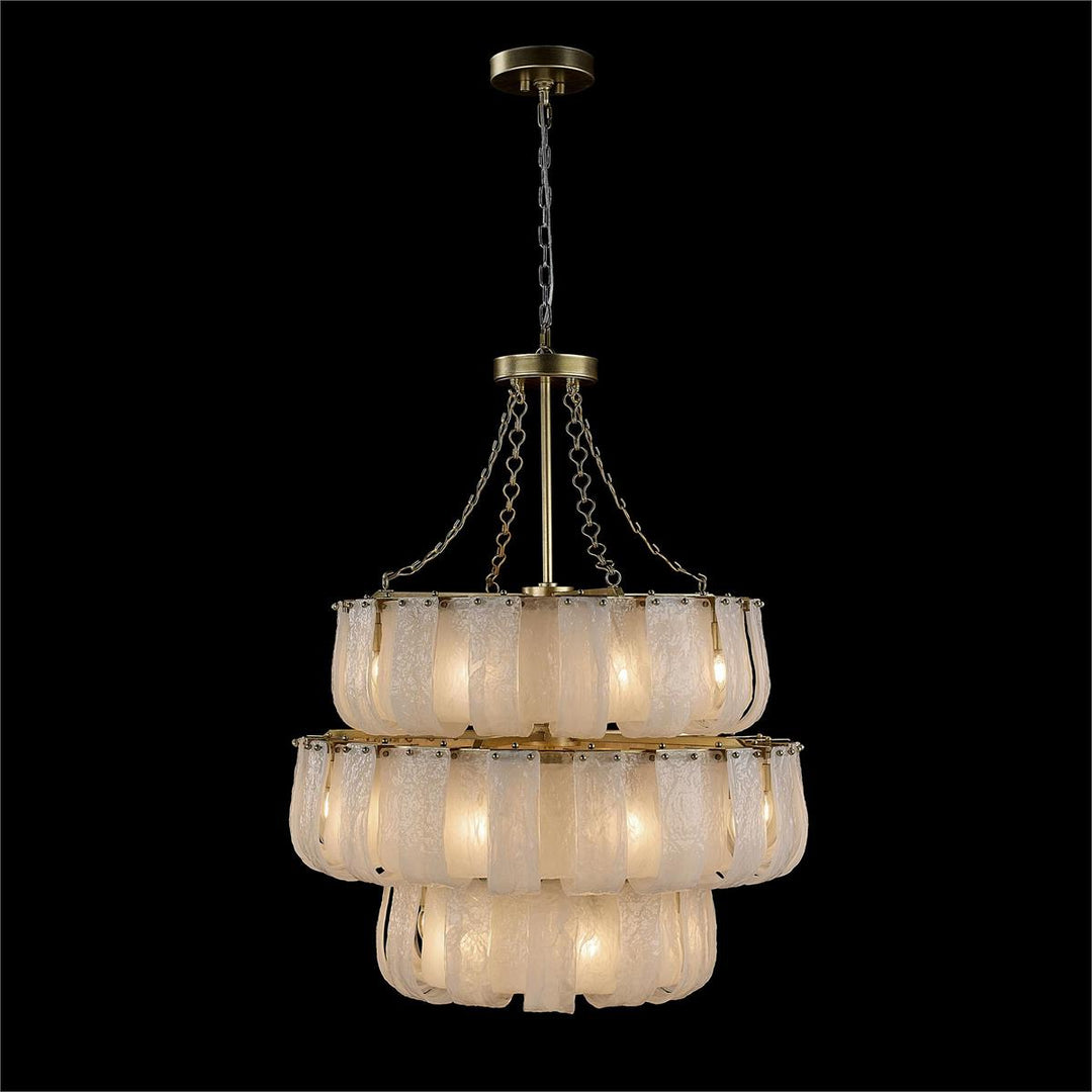 Chandeliers Castello Three-Tier Twenty-Four-Light Chandelier