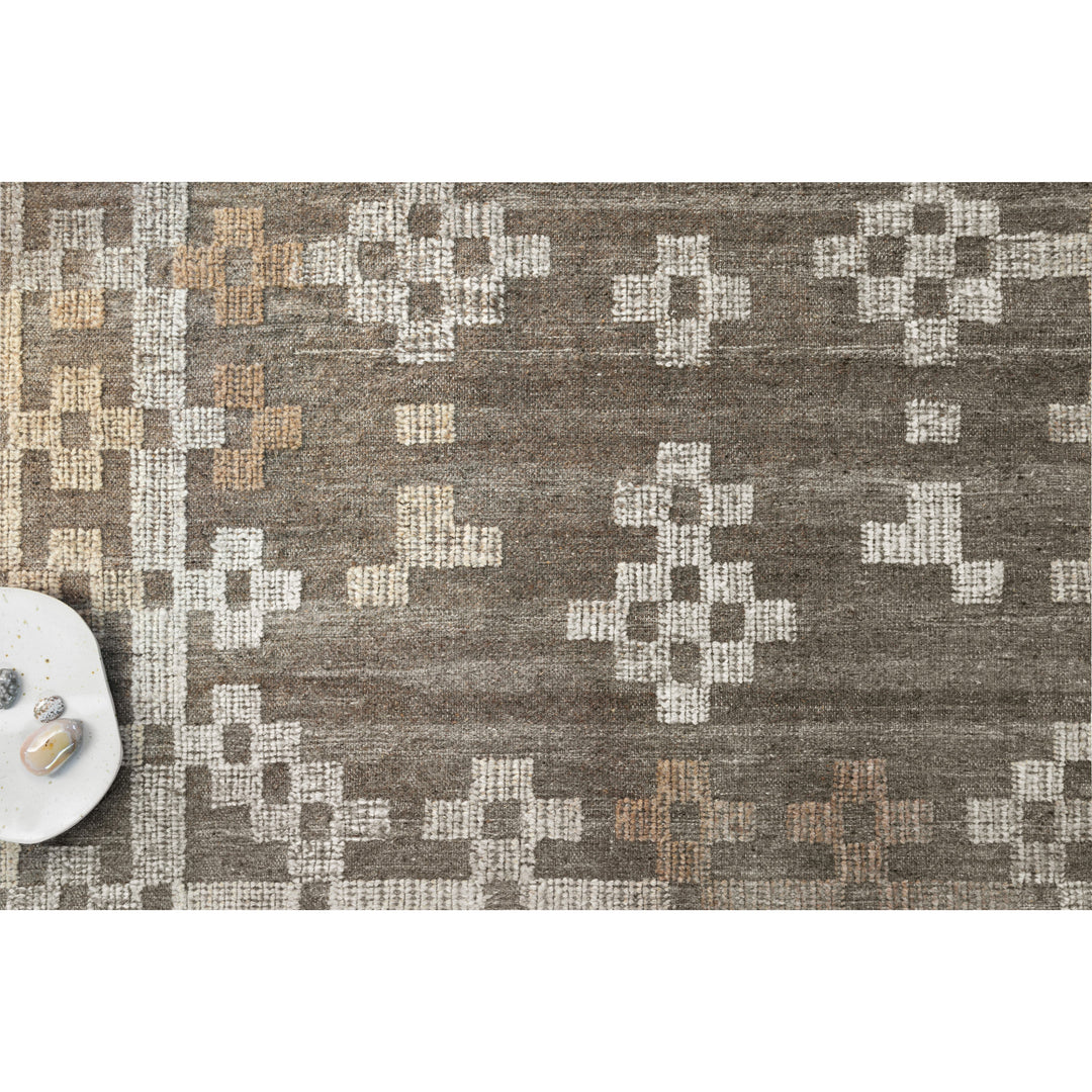 Loloi Akina Charcoal / Taupe 7'-9" x 9'-9" Area Rug