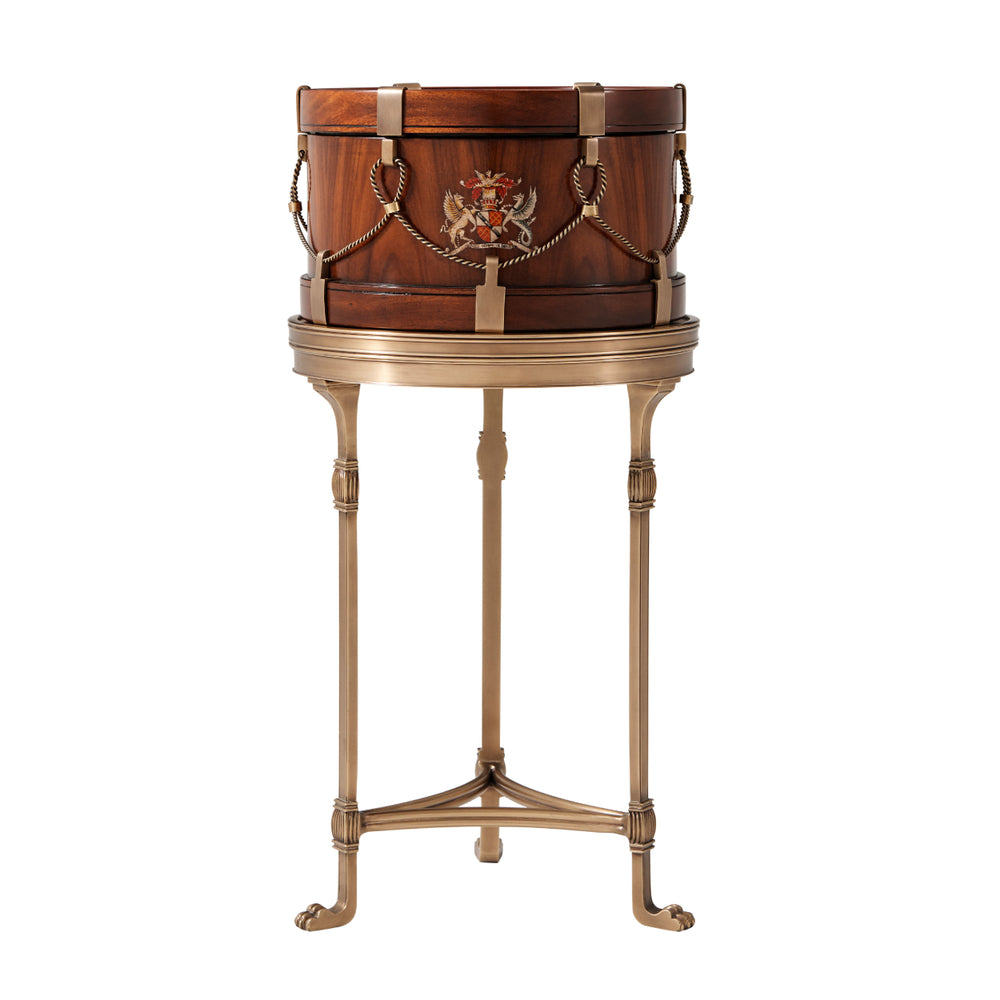 Beats in Time Side Table with Removable Drum Box