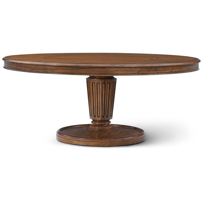Dining Tables Haddon Round Dining Table With Lazy Suzan