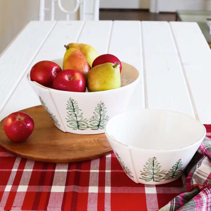 Lastra Holiday Stacking Serving Bowl