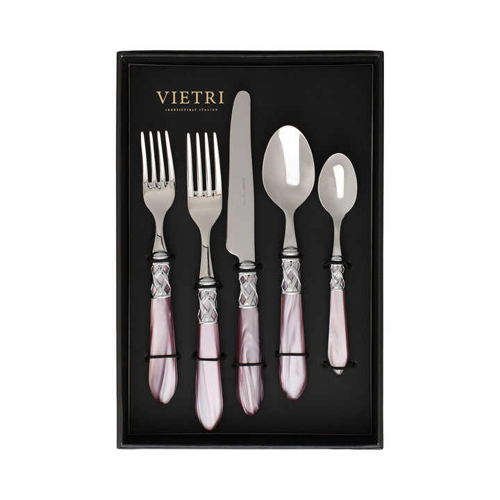 Aladdin Five-Piece Place Setting - Set of 4 - Lilac / Brilliant