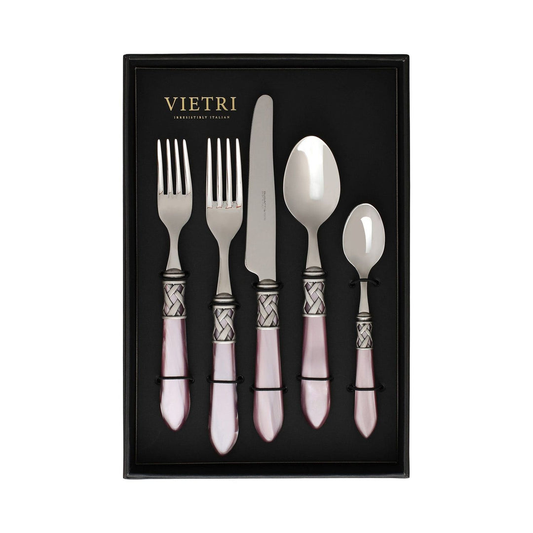 Aladdin Five-Piece Place Setting - Set of 4 - Lilac / Antique