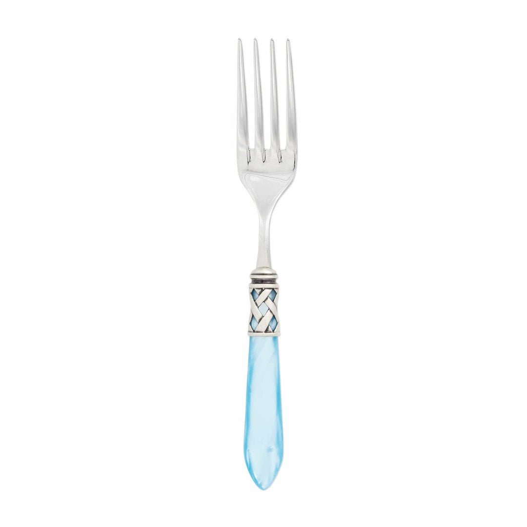 Aladdin Serving Fork - Light Blue / Antique