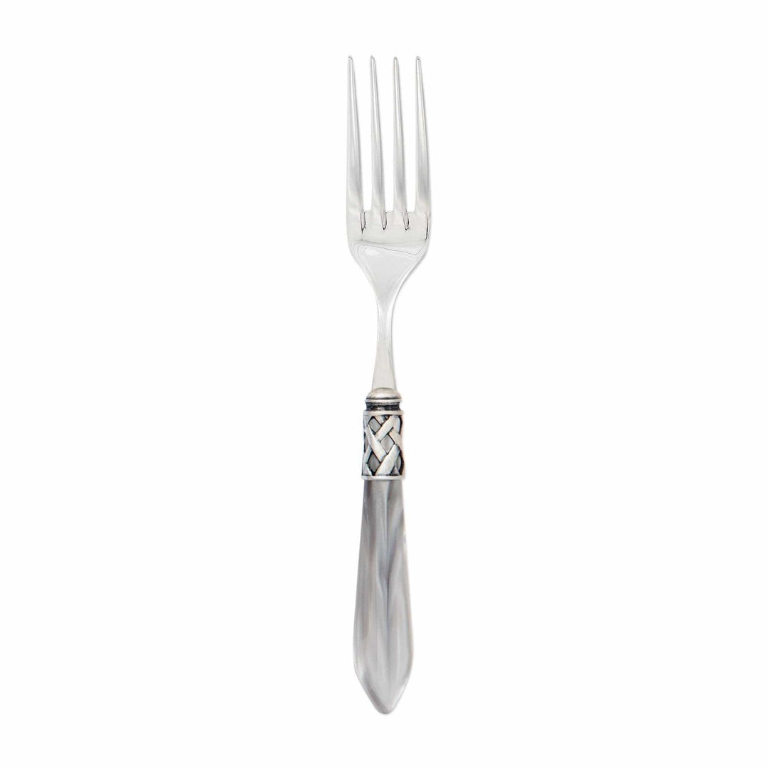 Aladdin Serving Fork - Light Gray / Antique