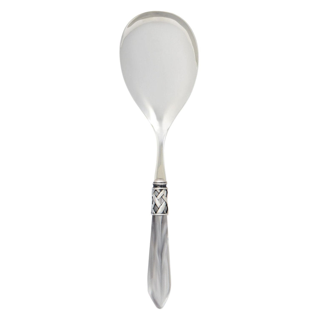 Aladdin Serving Spoon - Light Gray / Antique