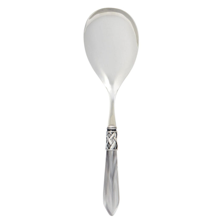Aladdin Serving Spoon - Light Gray / Antique