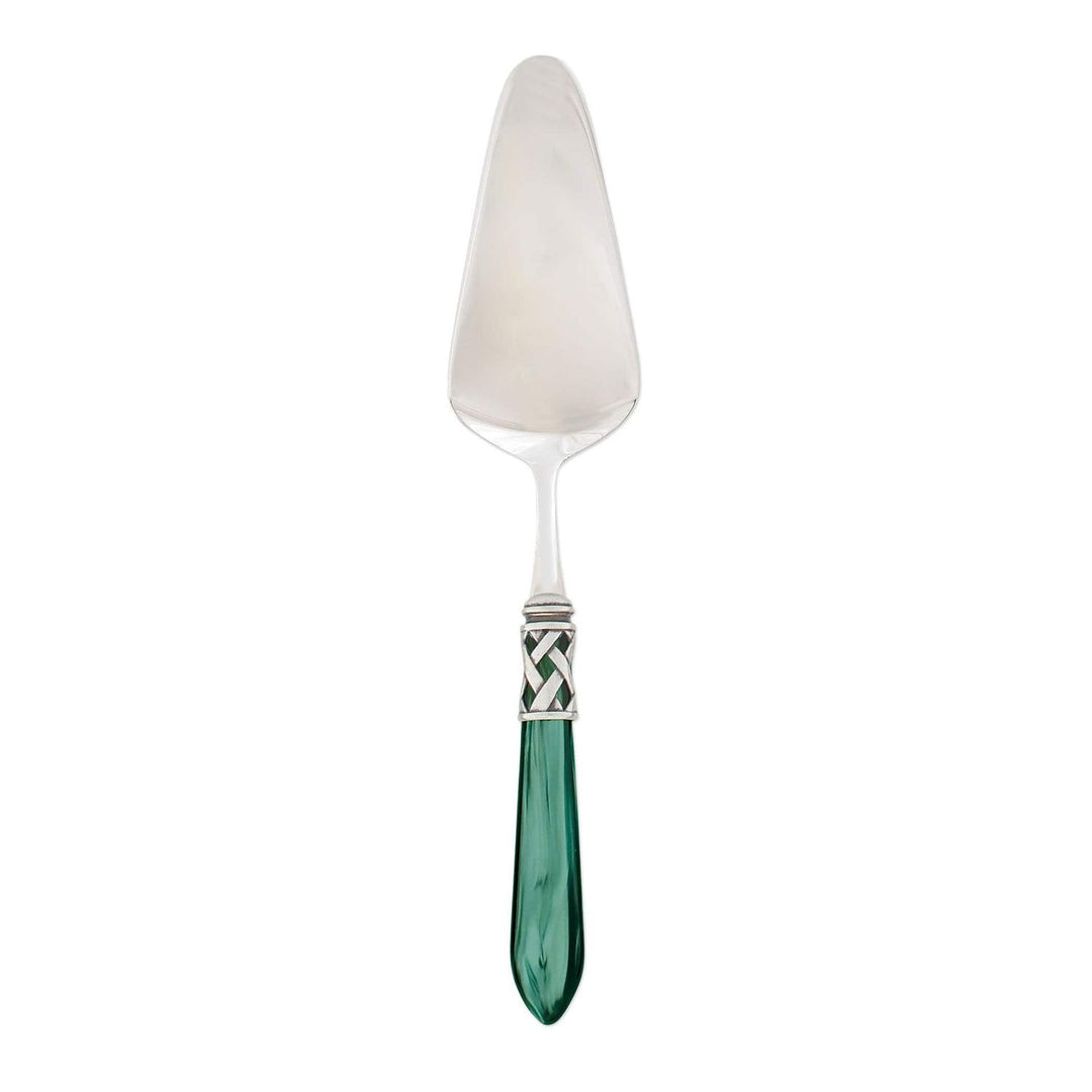 Aladdin Pastry Server - Green / Antique
