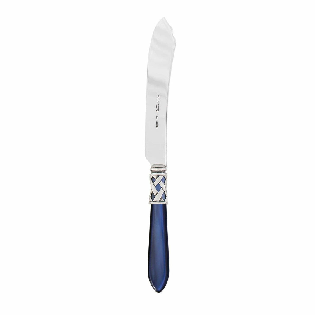Aladdin Cake Knife - Blue / Antique