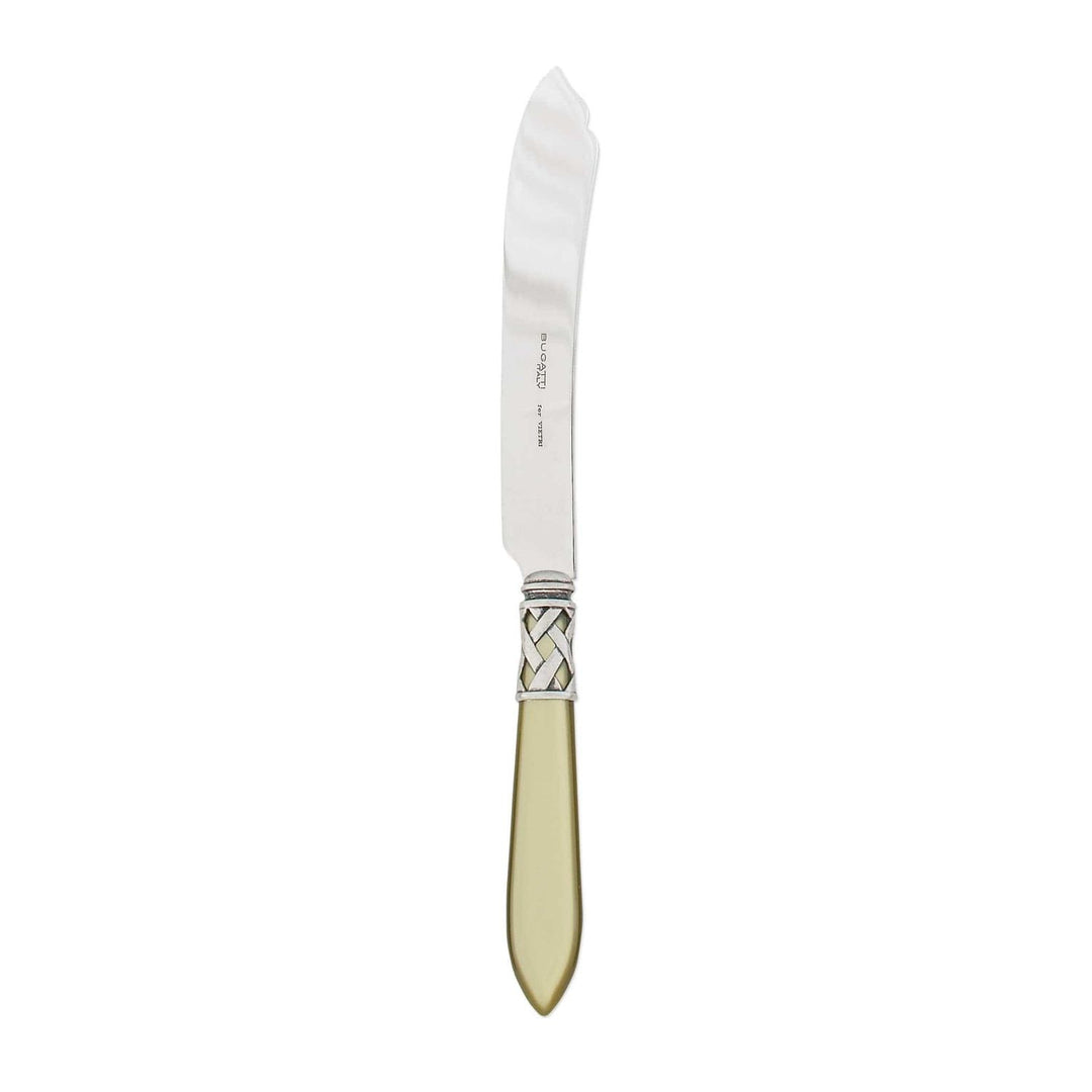 Aladdin Cake Knife - Chartreuse / Antique