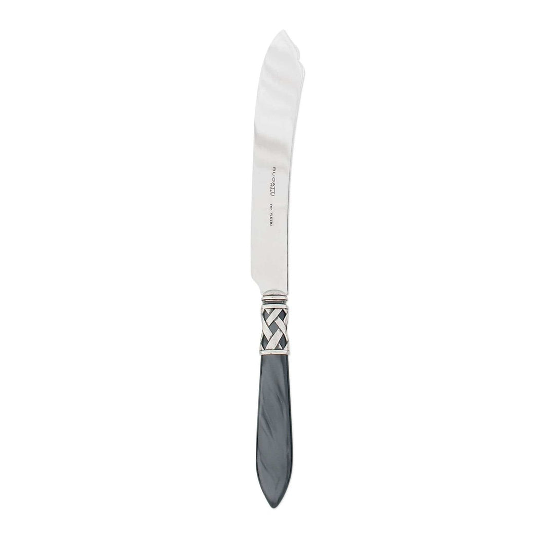 Aladdin Cake Knife - Charcoal / Antique