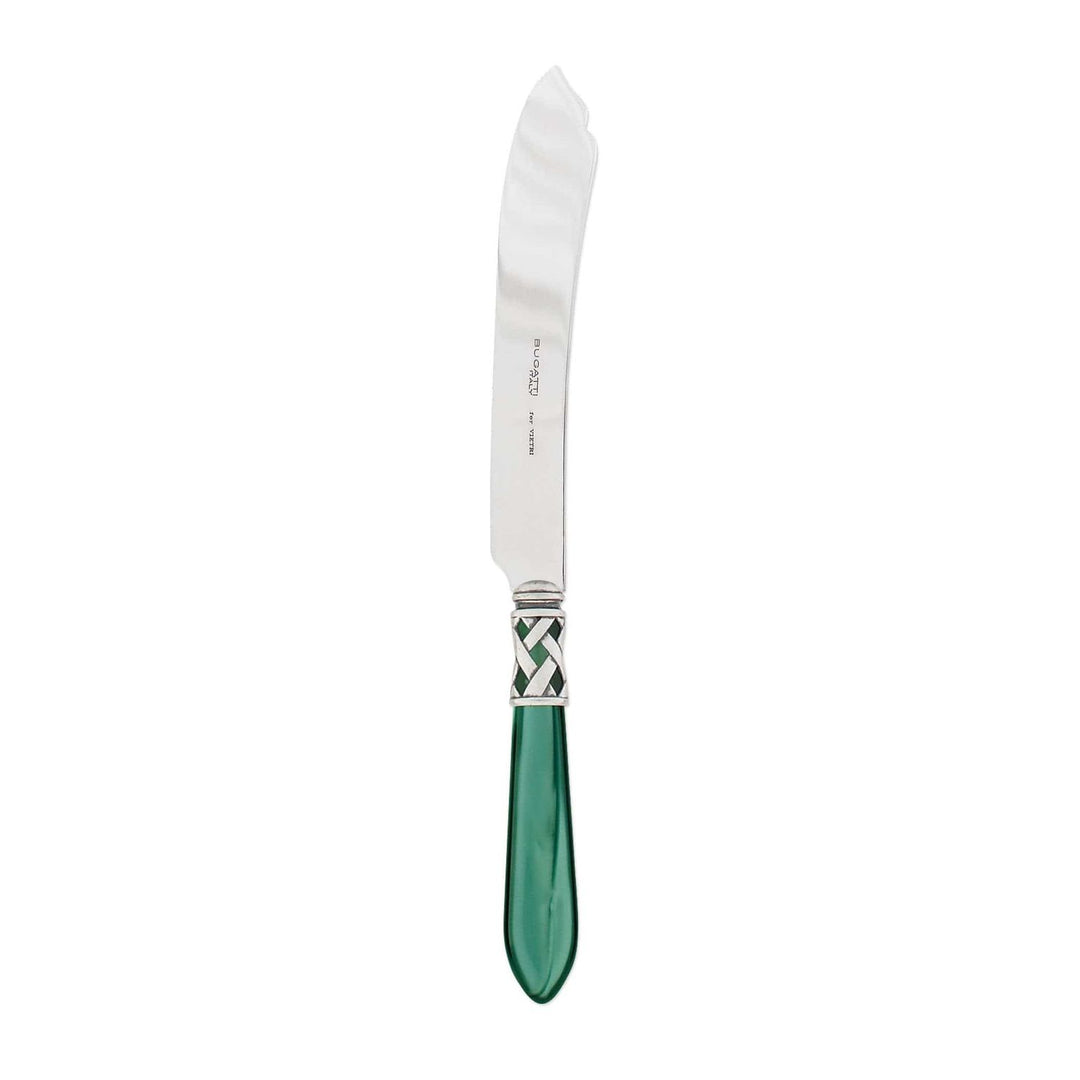 Aladdin Cake Knife - Green / Antique