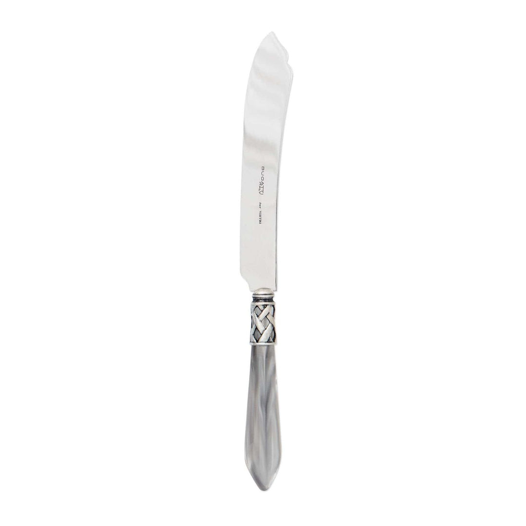 Aladdin Cake Knife - Light Gray / Antique