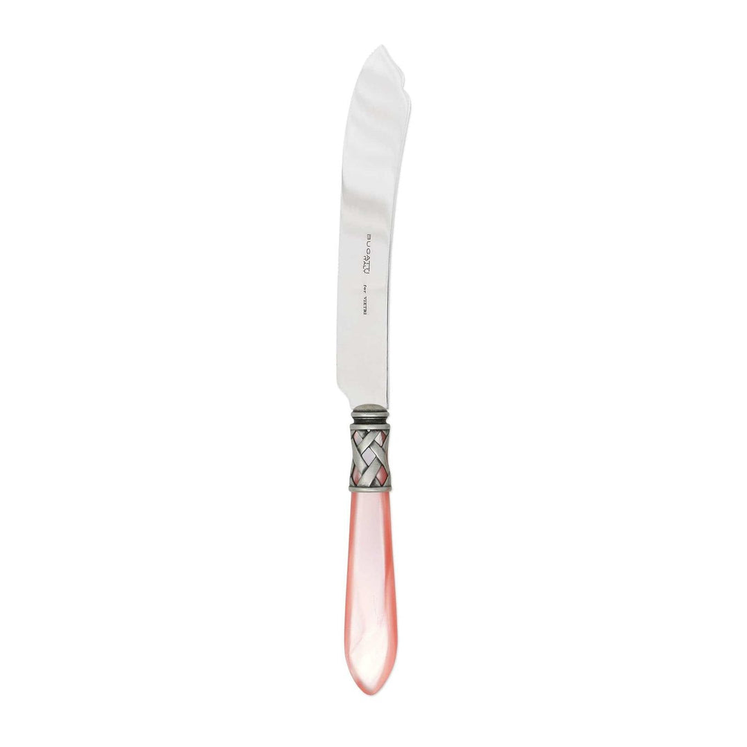 Aladdin Cake Knife - Light Pink / Antique