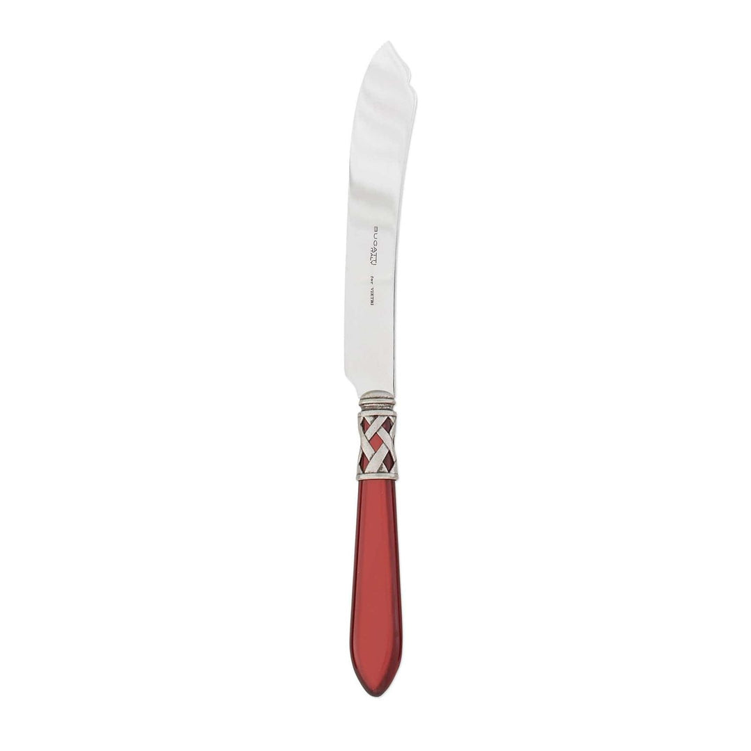 Aladdin Cake Knife - Red / Antique