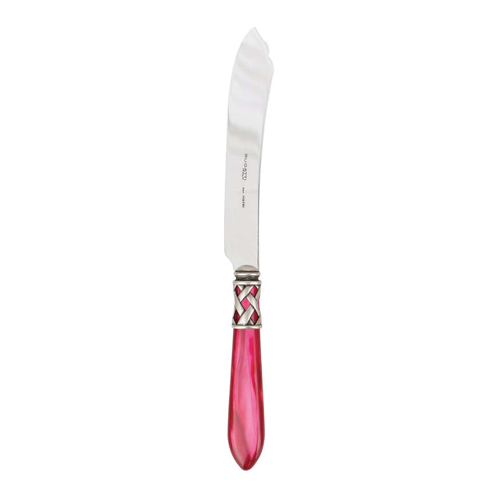 Aladdin Cake Knife - Raspberry / Antique