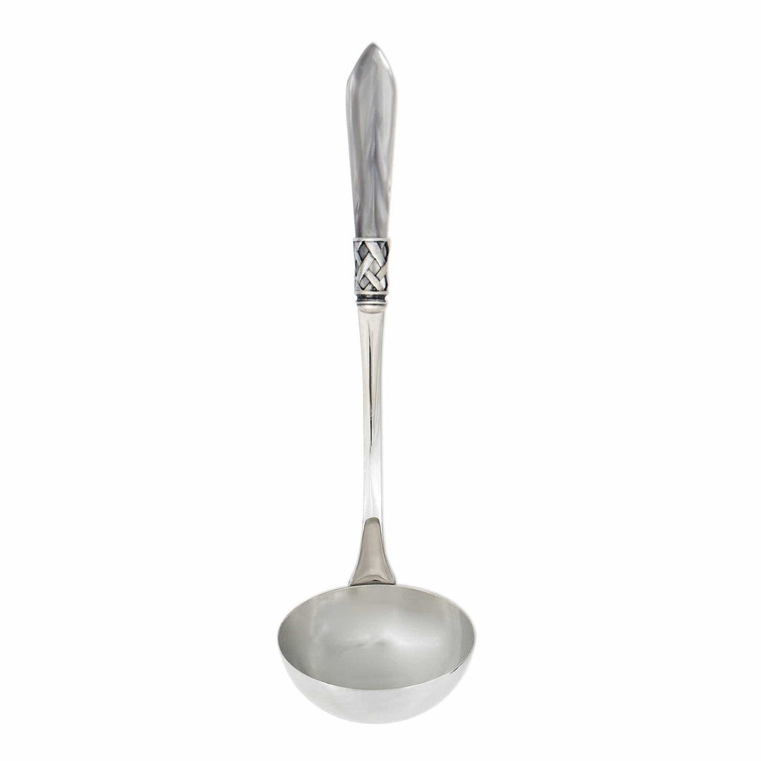 Aladdin Soup Ladle - Light Gray / Antique