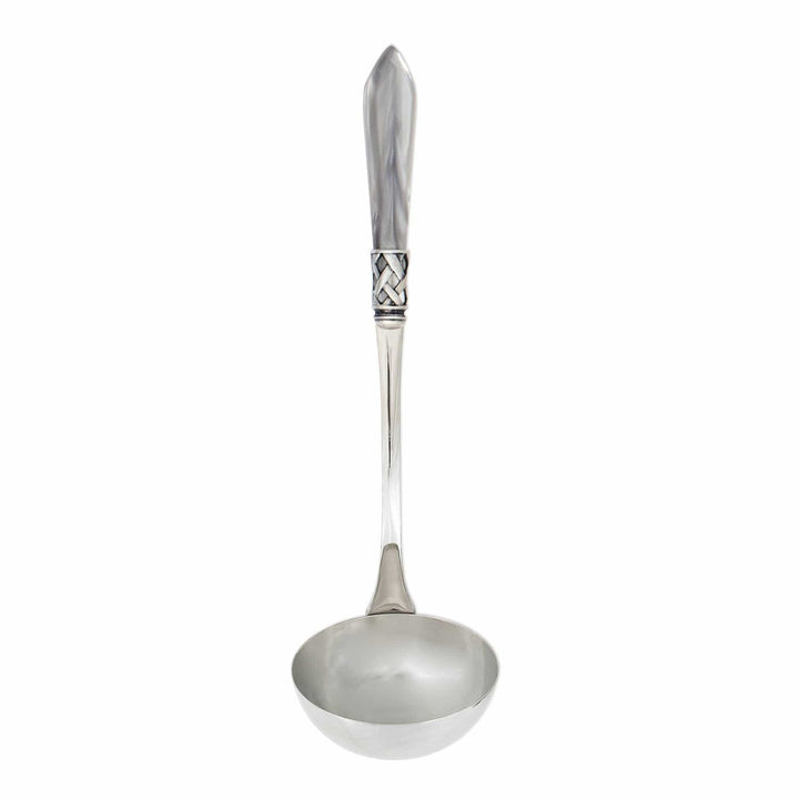 Aladdin Soup Ladle - Light Gray / Antique