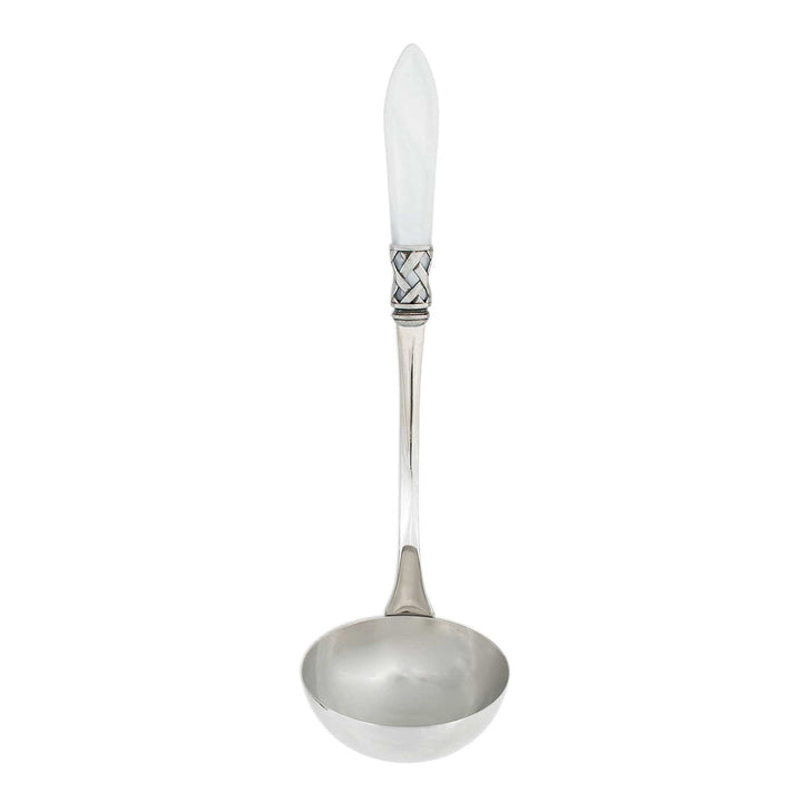 Aladdin Soup Ladle - White / Antique