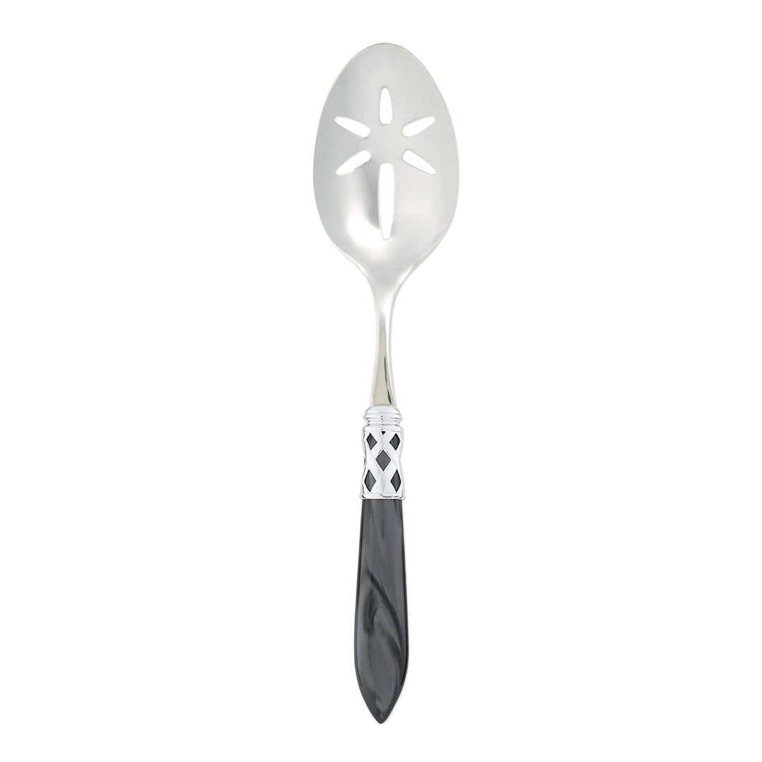 Aladdin Slotted Serving Spoon - Charcoal / Brilliant