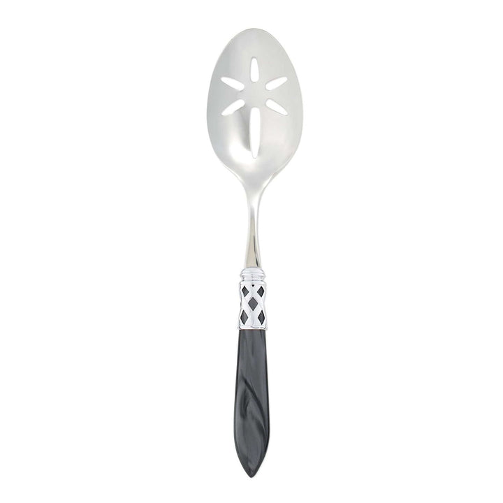 Aladdin Slotted Serving Spoon - Charcoal / Brilliant