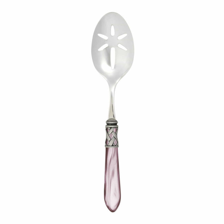 Aladdin Slotted Serving Spoon - Lilac / Antique