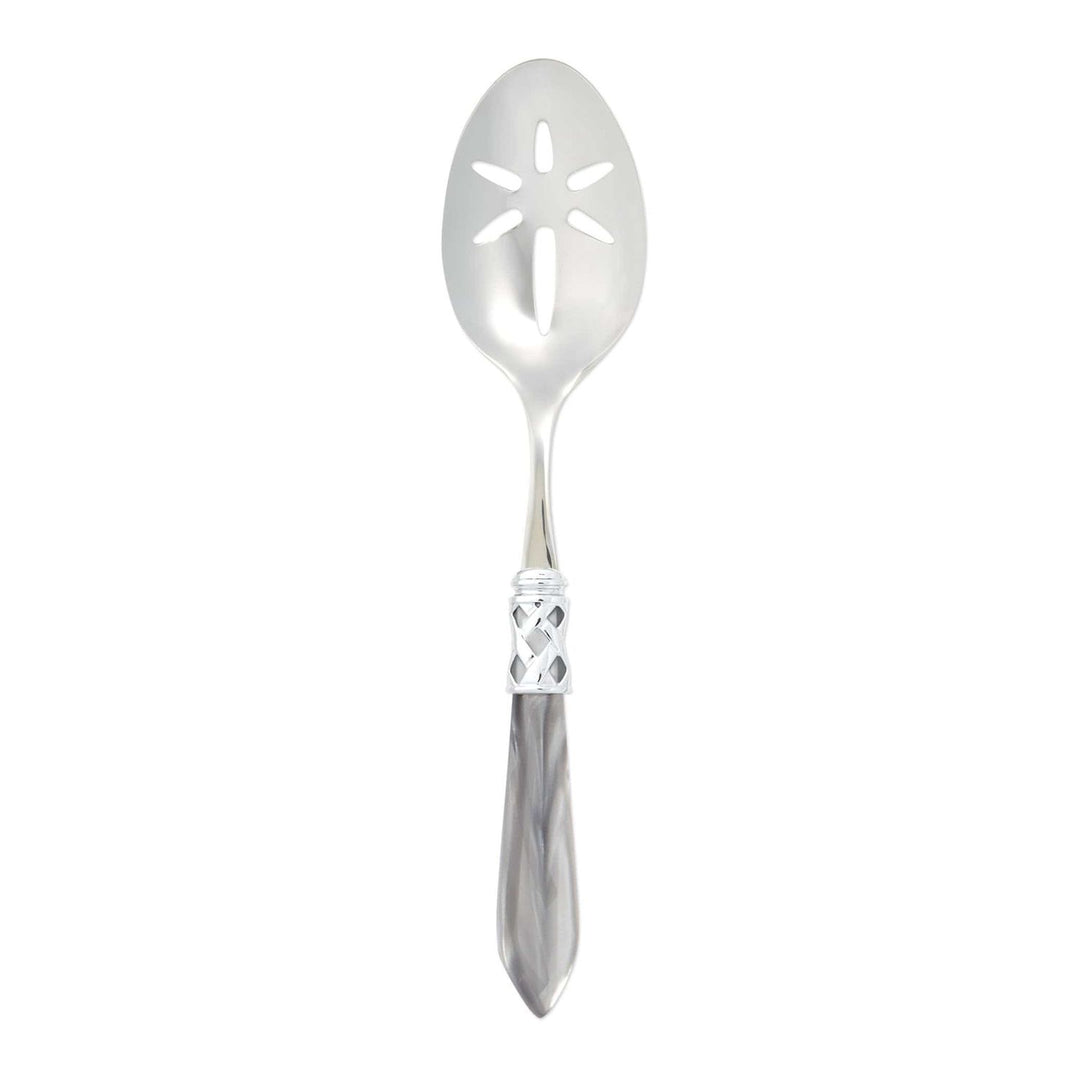 Aladdin Slotted Serving Spoon - Light Gray / Brilliant