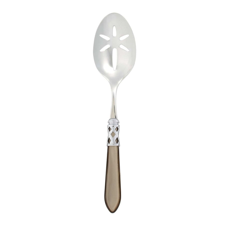 Aladdin Slotted Serving Spoon - Taupe / Brilliant