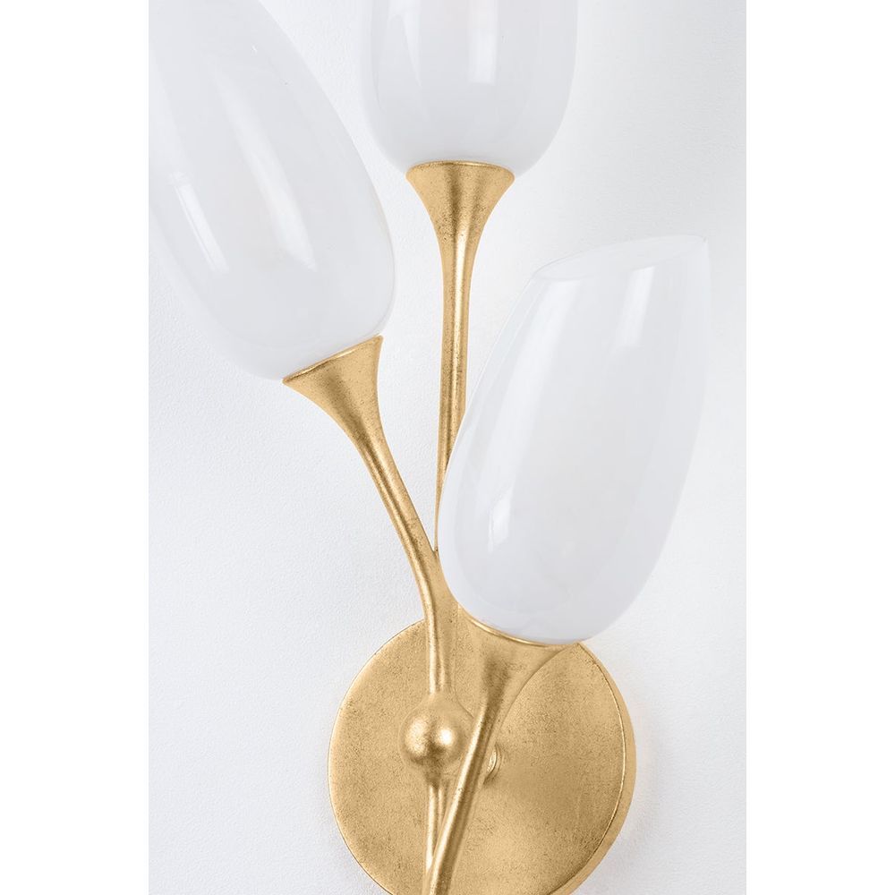 Wall Lighting Aldean Wall Sconce - Vintage Gold Leaf