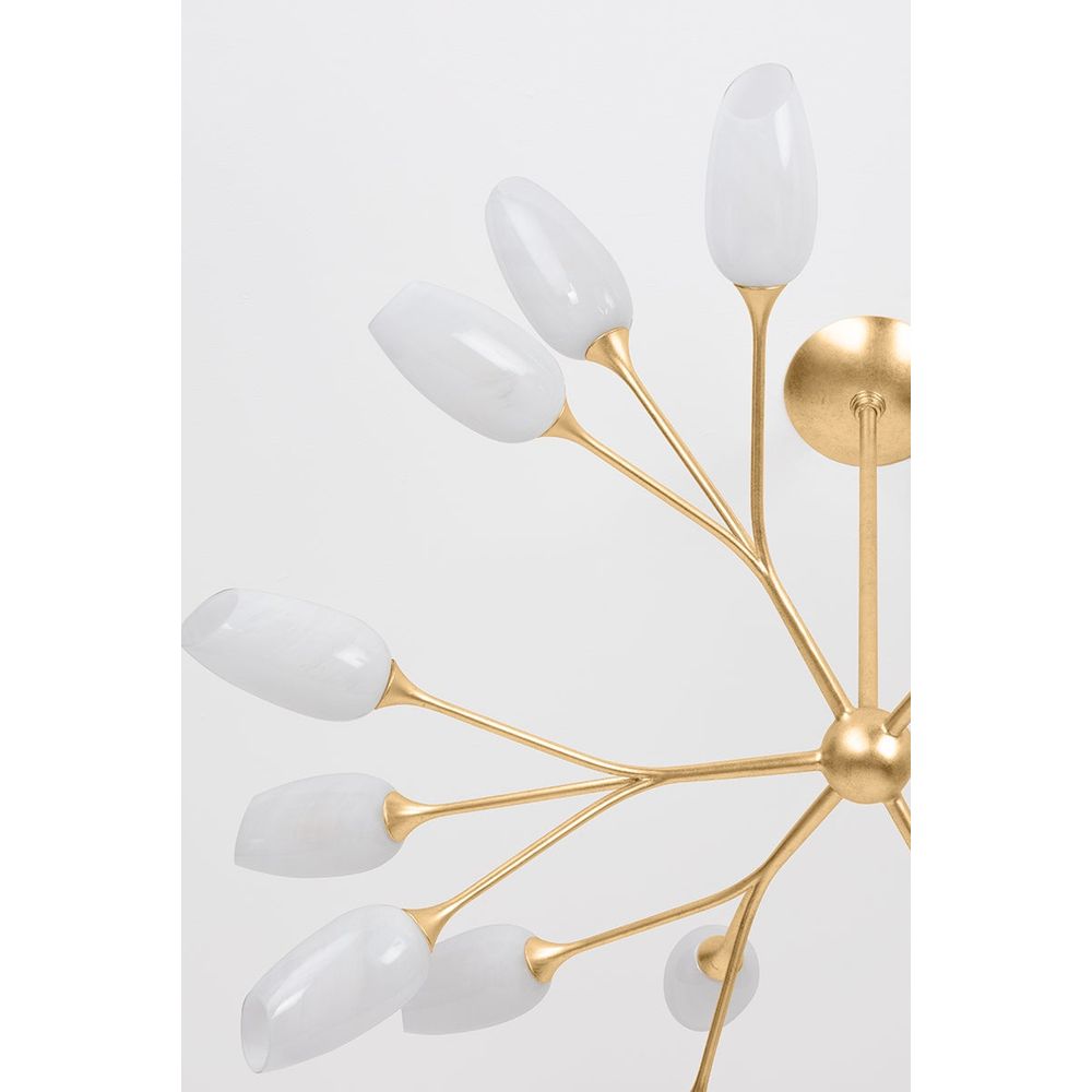 Chandeliers Aldean Chandelier - Vintage Gold Leaf