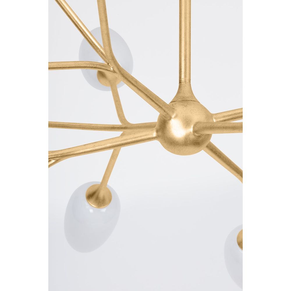 Chandeliers Aldean Chandelier - Vintage Gold Leaf